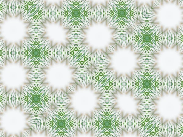 Green abstract kaleidoscope background — Stock Photo, Image