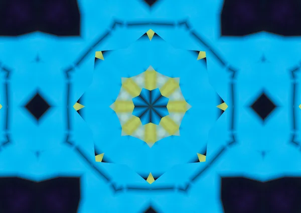 Světle modrá kaleidoskop pozadí — Stock fotografie