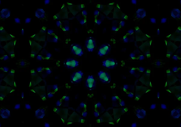 Caleidoscopio patrón inconsútil colorido abstracto — Foto de Stock