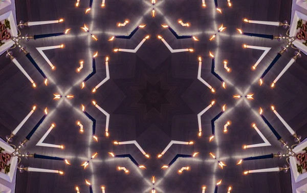 Abstraktní kaleidoskopický fialová textur — Stock fotografie