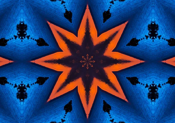 Hellblauer Kaleidoskop-Hintergrund — Stockfoto