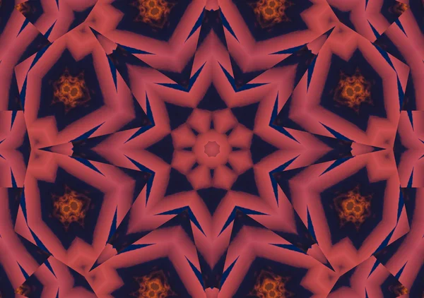Modèle de fond abstrait, kaléidoscope — Photo