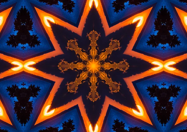 Světle modrá kaleidoskop pozadí — Stock fotografie