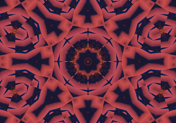 Abstraktes Hintergrundmuster, Kaleidoskop — Stockfoto