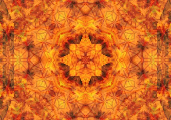 Motif de Macro fleur de souci orange — Photo