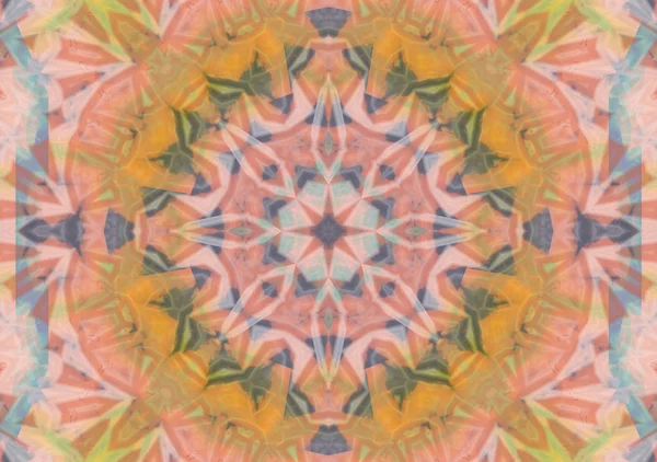 Abstraktní barevné bezešvé pattern kaleidoskop — Stock fotografie