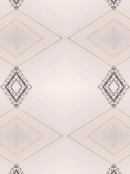 Шаблон калейдоскопа абстрактный серый узор — стоковое фото