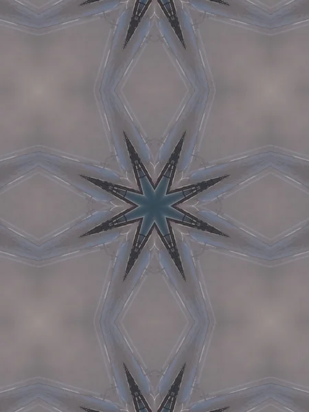 Візерунок калейдоскопа абстрактний сірий візерунок — стокове фото