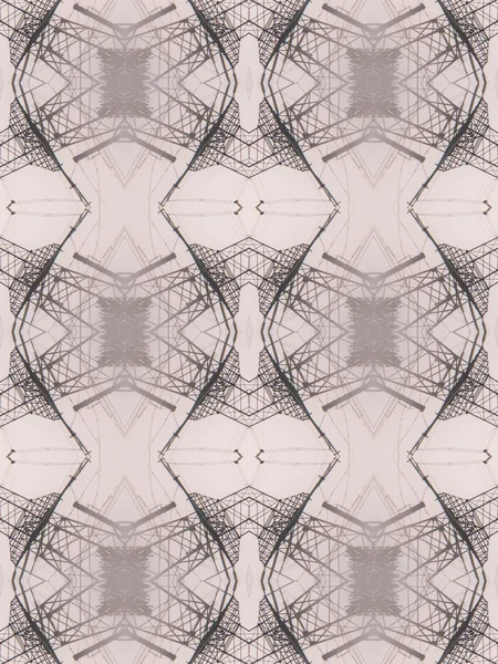 Pattern of kaleidoscope abstract grey pattern — Stock Photo, Image