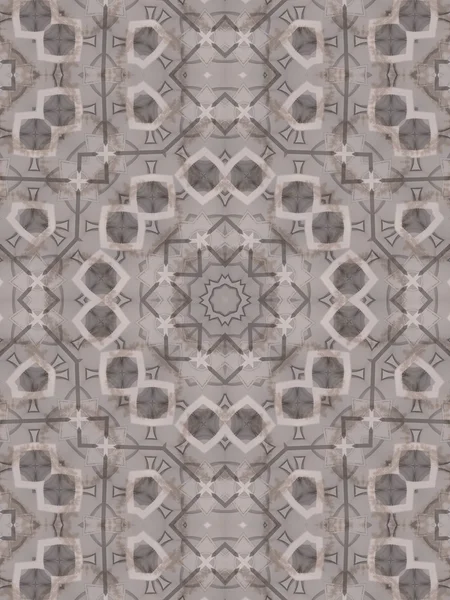 万華鏡抽象的な灰色模様のパターン — ストック写真
