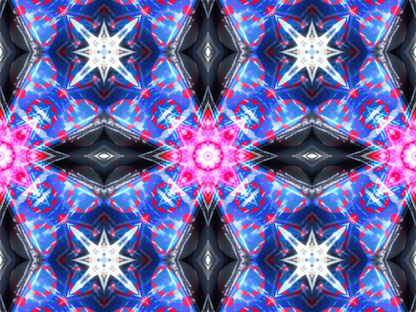 Light blue kaleidoscope background — Stock Photo, Image