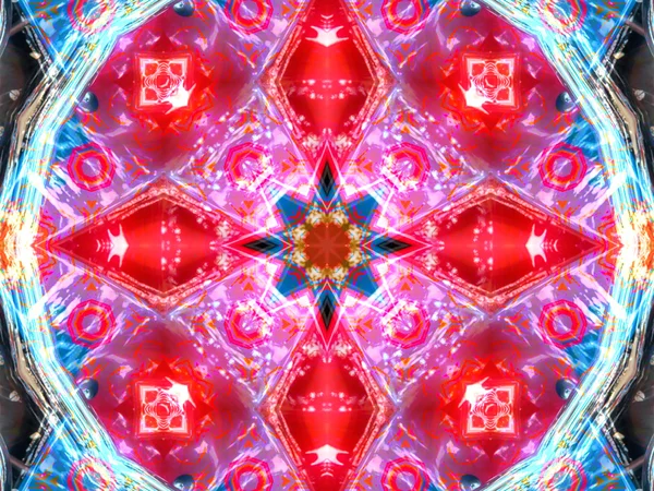 Abstract background pattern, kaleidoscope — Stock Photo, Image
