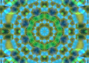 hafif mavi kaleidoscope arka plan