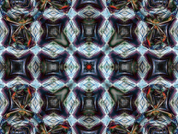 Light grey abstract kaleidoscope — Stock Photo, Image