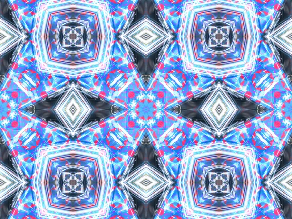 Lila blå abstrakt Kalejdoskop — Stockfoto
