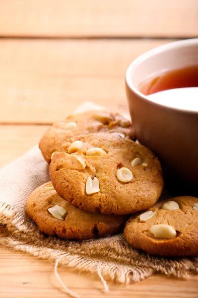 Arašídové máslo cookies — Stock fotografie