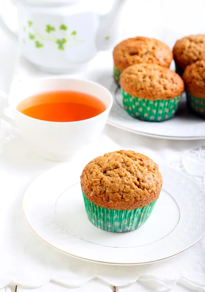 Muffins de manteiga de amendoim — Fotografia de Stock