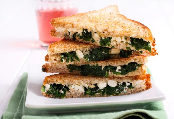 Grilled wholemeal sandwiches — Stock Photo, Image