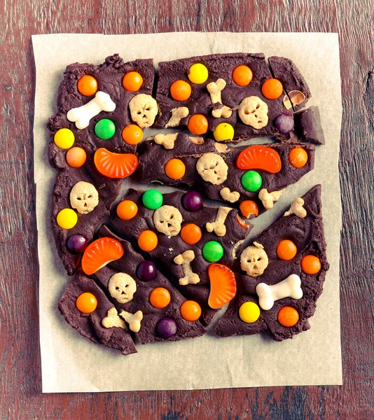 Хеллоуїн шоколадна цукерка , — стокове фото