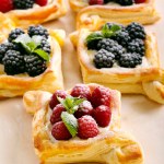 cherry tart with puff pastry cherry tart with puff pastry