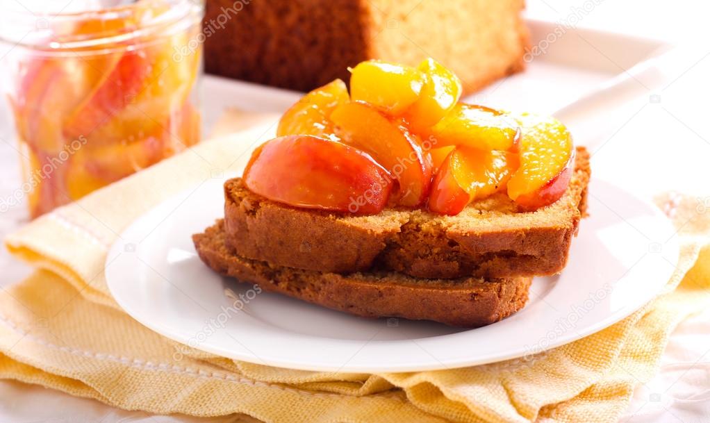 Cornmeal buttermilk loaf cake Stock Photo by ©manyakotic 123926272