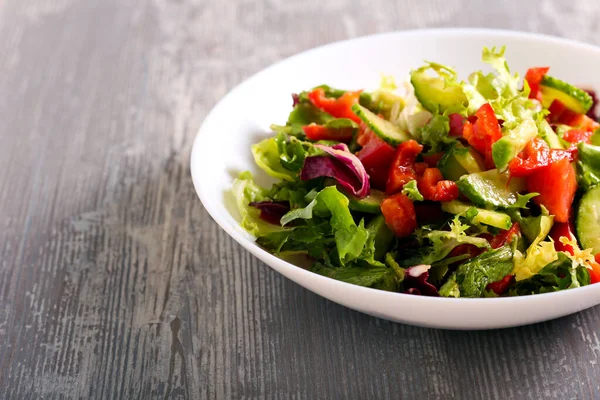 Salada Verduras Prato — Fotografia de Stock