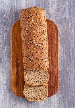 Çavdar tohumlu ekmek, dilimlenmiş ekmek.