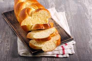 Dilimlenmiş beyaz ekmek örgüsü