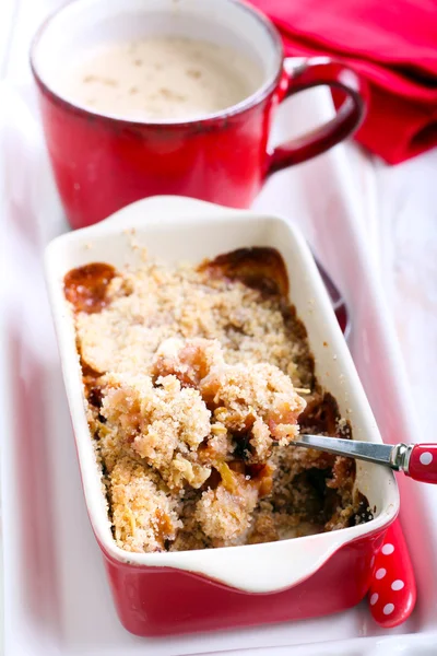 Fruit crumble — Stock Photo, Image