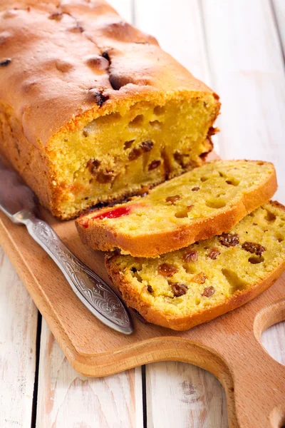 Fruit pumpkin cake — Stock Photo, Image