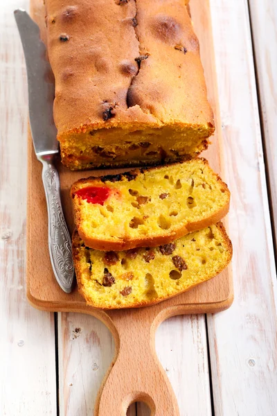 Bolo de abóbora de frutas — Fotografia de Stock