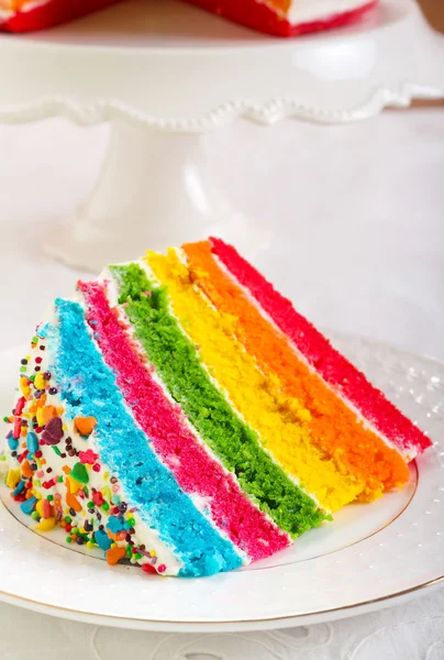 Веселка торт — стокове фото
