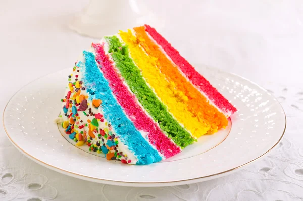 Pastel de arco iris — Foto de Stock