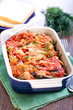 domates soslu patlıcan 