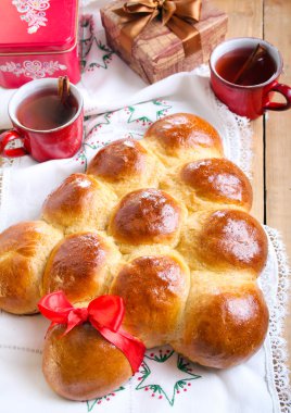 Noel ağacı tatlı çörekler