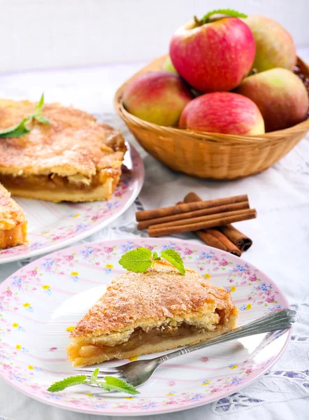 Tarta de manzana — Foto de Stock