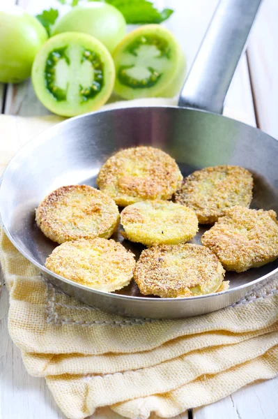 Kızarmış Yeşil domates 