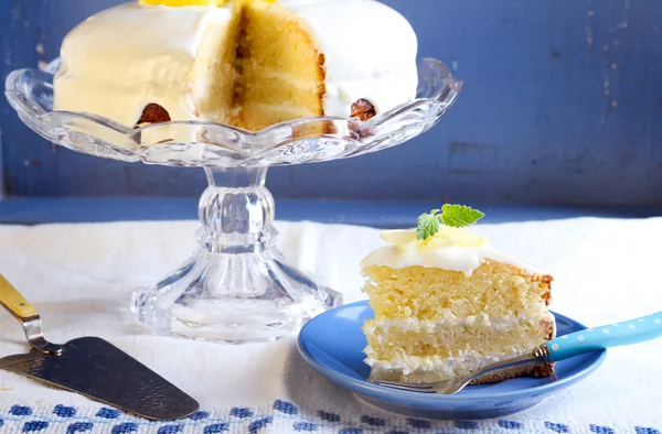 Bolo de limão — Fotografia de Stock