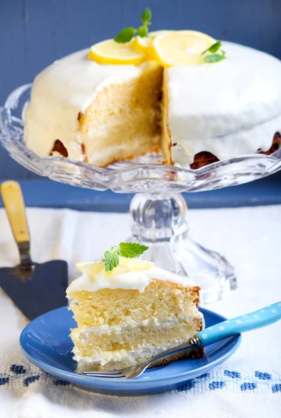 Bolo de limão — Fotografia de Stock