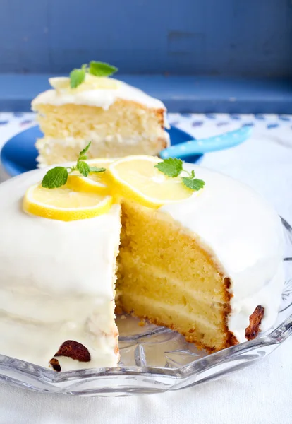 Bolo de limão — Fotografia de Stock