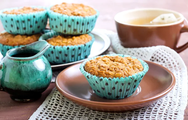 Muffin oat labu — Stok Foto