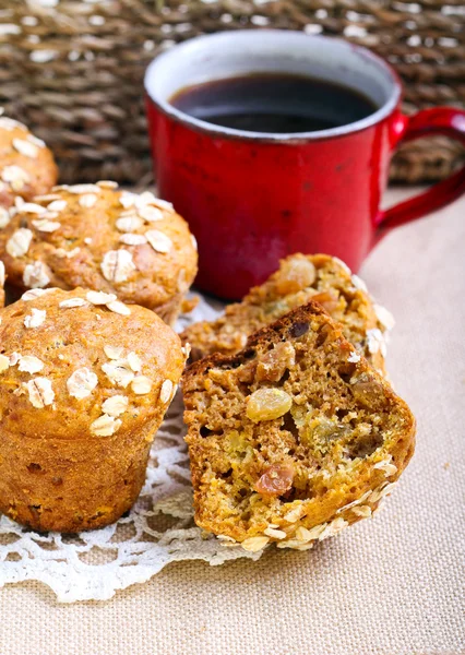 Muffins de avena — Foto de Stock