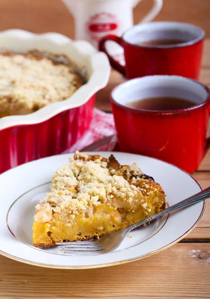 Pumpkin and apple cake — Stock Photo, Image