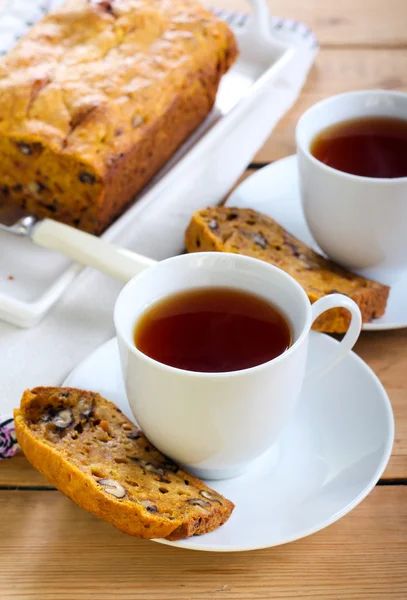 Pane di zucca e noci — Foto Stock