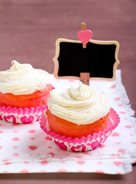 Pink velvet cakes — Stock Photo, Image