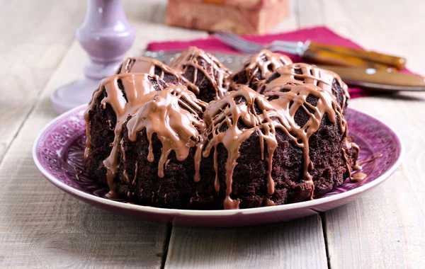 Ciasto czekoladowe pierścień — Zdjęcie stockowe