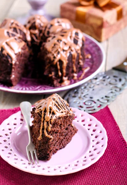 Chocolate ring cake — Stock Photo, Image