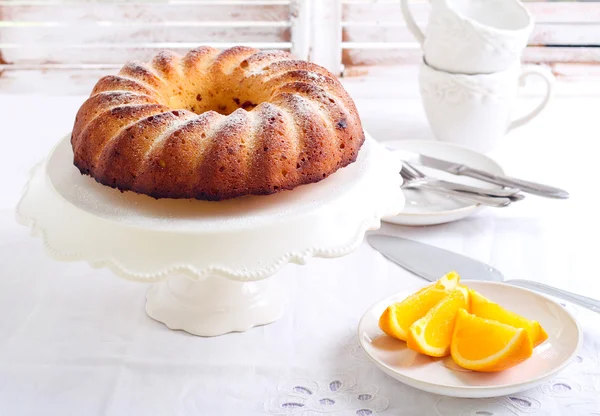 Orange ring cake — Stock Photo, Image