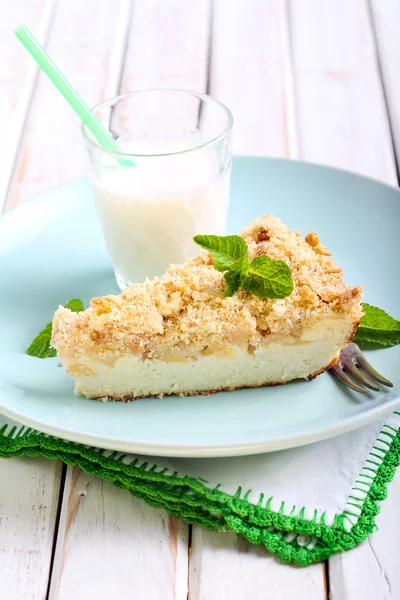 Rebanada de pastel de queso —  Fotos de Stock