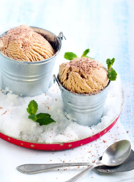 카라멜 아이스크림 — 스톡 사진